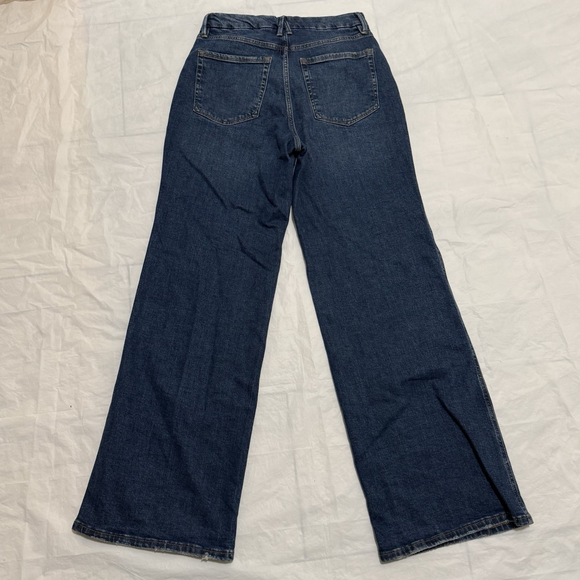 Good American Good Skate High Rise Wide Leg Size 10/30 - Picture 7 of 8